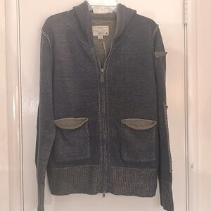 Cockpit USA NWT Mens zipper hoodie Sweater Size Large
